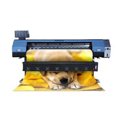 Printer Eco Solvent Format Terakhir Kecepatan Tinggi 1,8m I3200 Printer Stiker Vinyl