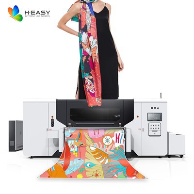 Printer Tekstil Lebar Cetak 1,8m Dengan Kepala Ricoh Gen6 Untuk Solusi Pencetakan Pigmen